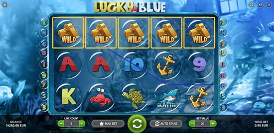 آموزش بازی جدید آبی خوش شانس Lucky Blue در سایت شرط بندی